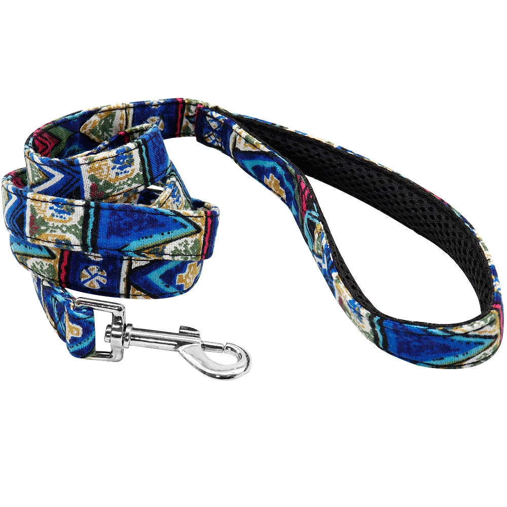 150cm Nylon Dog Leash Colorful Print Dogs Cat Lead Rope Pet Belt Leashes for Dogs Cats Walking Training French Bulldog Pug