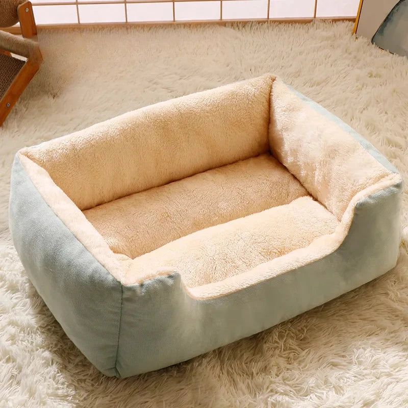 Cat beds,Large Pet Cat Bed Sofa Warm House,Square Nest Pets Kennels for Small Dogs Cats Winter Puppy Kittens Sleeping Baskets