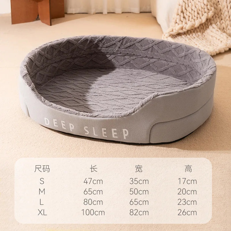 Big Bed Pet Sleeping Bed Large Dogs Accessories Pet Items Pet Medium Warm Cushion Mat Supplies Kennel Products Home Garden