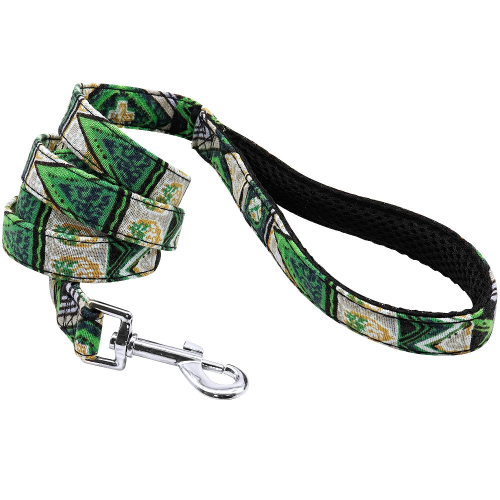 150cm Nylon Dog Leash Colorful Print Dogs Cat Lead Rope Pet Belt Leashes for Dogs Cats Walking Training French Bulldog Pug