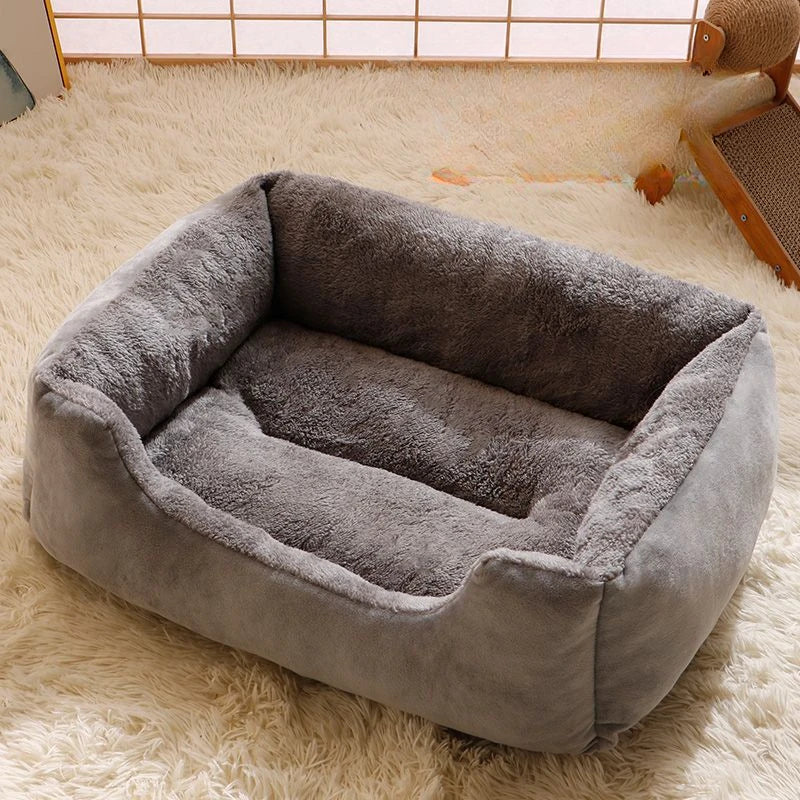 Cat beds,Large Pet Cat Bed Sofa Warm House,Square Nest Pets Kennels for Small Dogs Cats Winter Puppy Kittens Sleeping Baskets