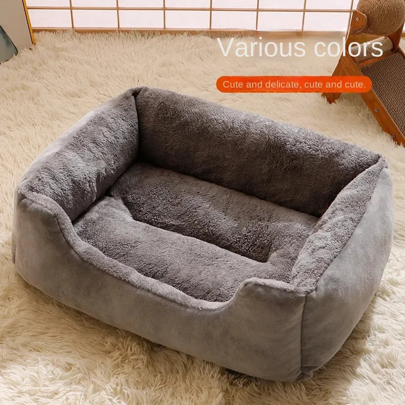Cat beds,Large Pet Cat Bed Sofa Warm House,Square Nest Pets Kennels for Small Dogs Cats Winter Puppy Kittens Sleeping Baskets