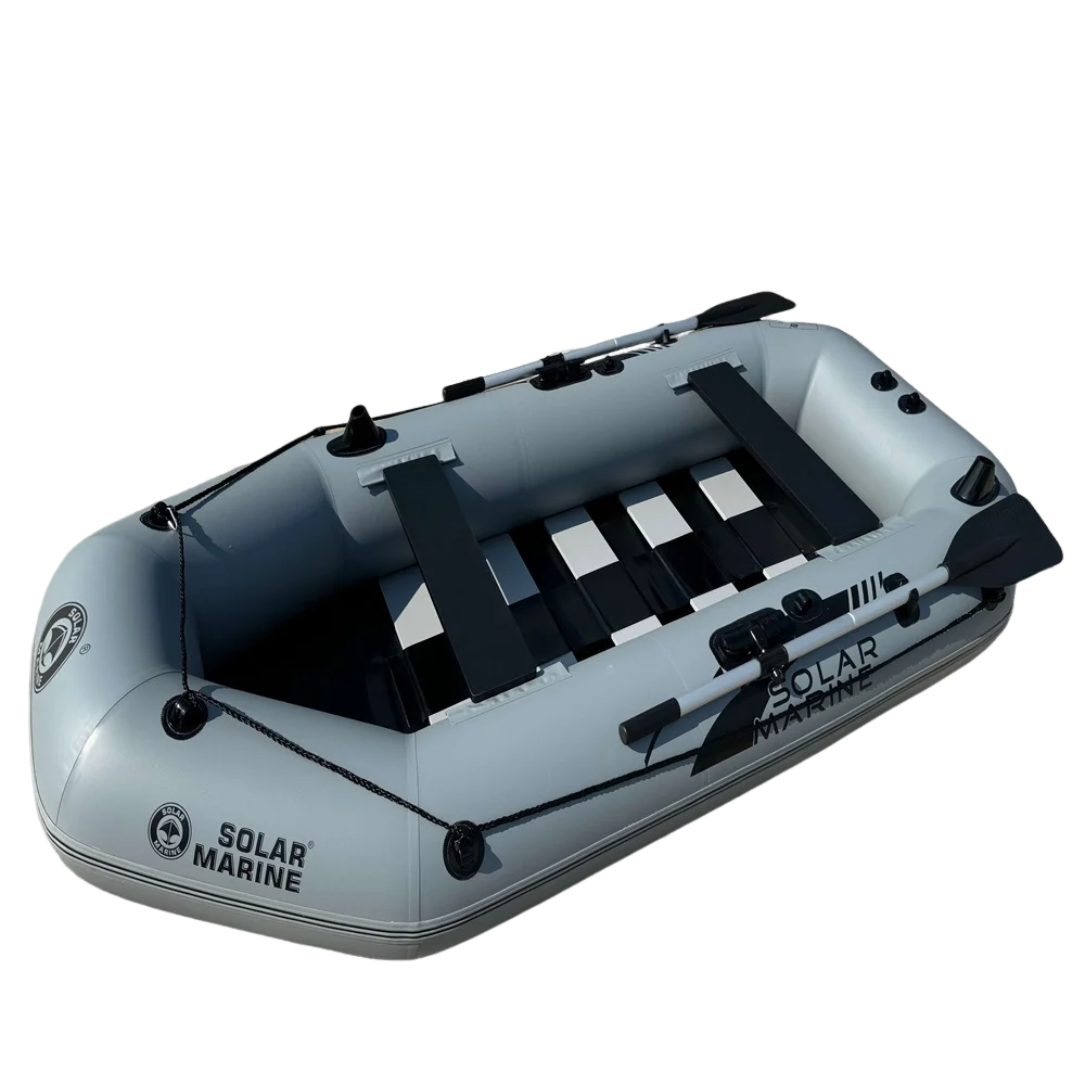 New PVC 7.5FT Inflatable Fishing Boat 2.3M Dinghy Kayak 2People Surfing Canoe Outdoor Watersport Accessories Foldable Portable