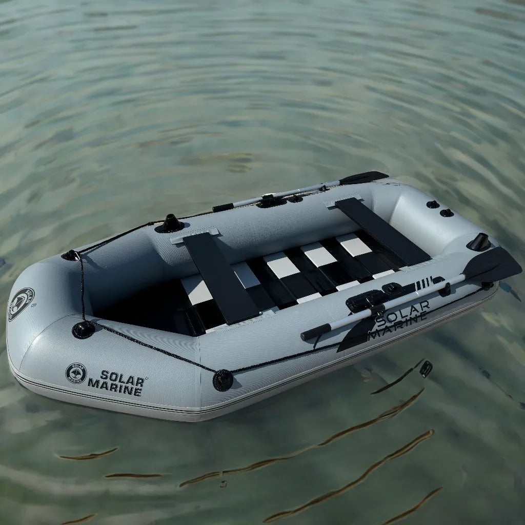 New PVC 7.5FT Inflatable Fishing Boat 2.3M Dinghy Kayak 2People Surfing Canoe Outdoor Watersport Accessories Foldable Portable