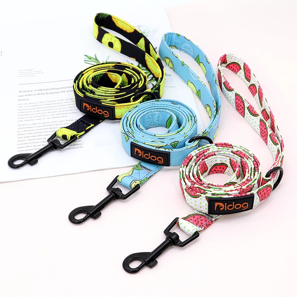 150cm Nylon Dog Leash Colorful Print Dogs Cat Lead Rope Pet Belt Leashes for Dogs Cats Walking Training French Bulldog Pug
