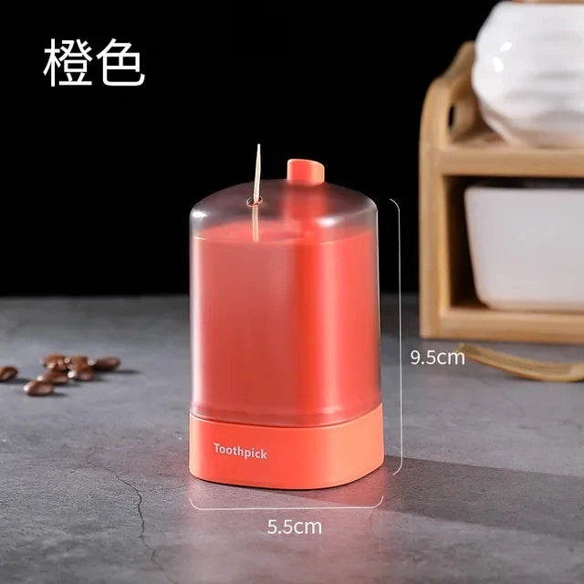 Toothpick Box Creative Automatic Pop-up Home Living Room Pressed Toothpick Cartridge Can Portable Toothpick Cartridge