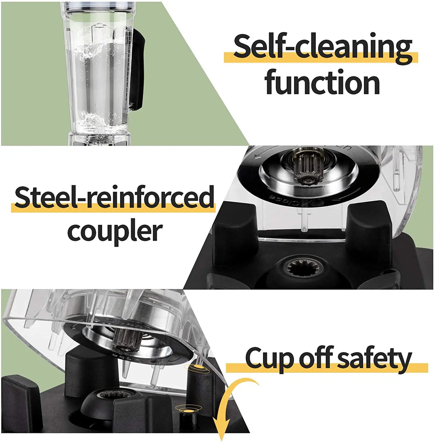 Popular Powerful heavy duty ice crusher machine Milkshake Mixer soybean milk full automatic blander juicer blender