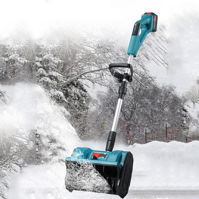 Winter Electric Snowplow Lithium Battery Snow Sweeper Cordless Snow Shovel Courtyard Street Road Surface