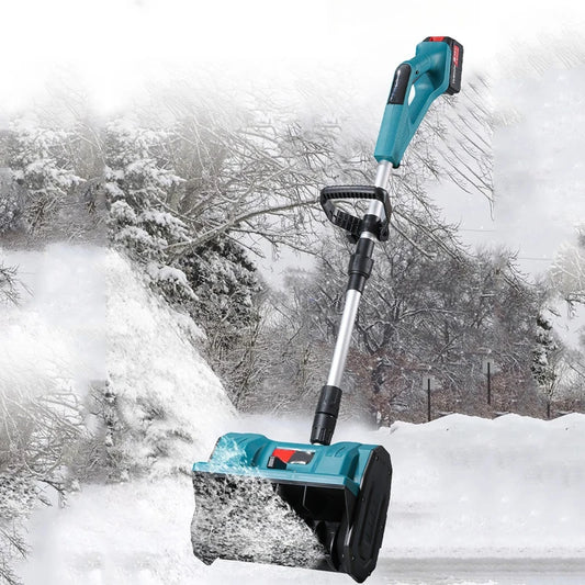 Winter Electric Snowplow Lithium Battery Snow Sweeper Cordless Snow Shovel Courtyard Street Road Surface