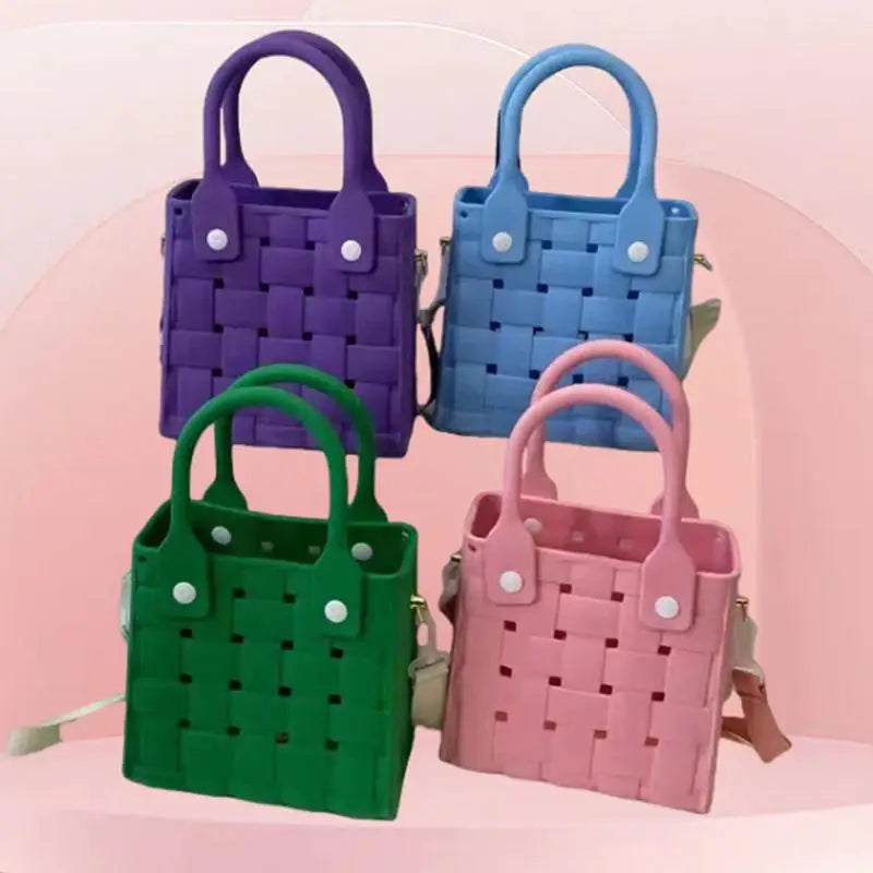 Tote Beach Bag Waterproof Open Bag With Holes Womens Beach Tote Waterproof Sandproof Hand Bag For Sports Beach Pool Toys &