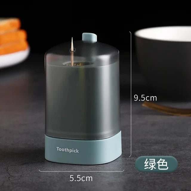 Toothpick Box Creative Automatic Pop-up Home Living Room Pressed Toothpick Cartridge Can Portable Toothpick Cartridge