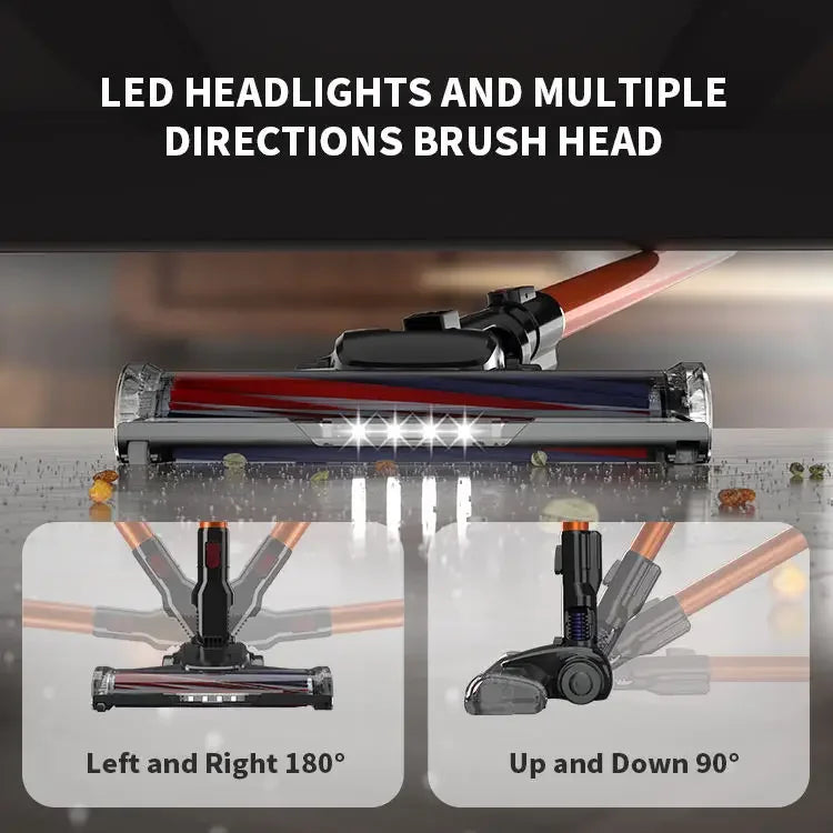 Cordless 9Kpa Vacuum Cleaner Wet And Dry Floor Cleaning Electric Mop Wireless Handheld Household Floor Washer