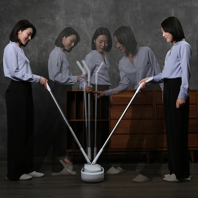 Cordless Automatic Self Clean Electric Mops With Bucket Automatic Scrubber Electric Spin Mop For Floor Cleaning