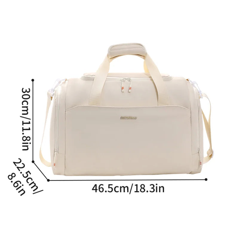 Z Travel Bag Large-Capacity Hand Luggage Dry-Wet Separation Sports Fitness Bag Short-Distance Travel Package for Male Female