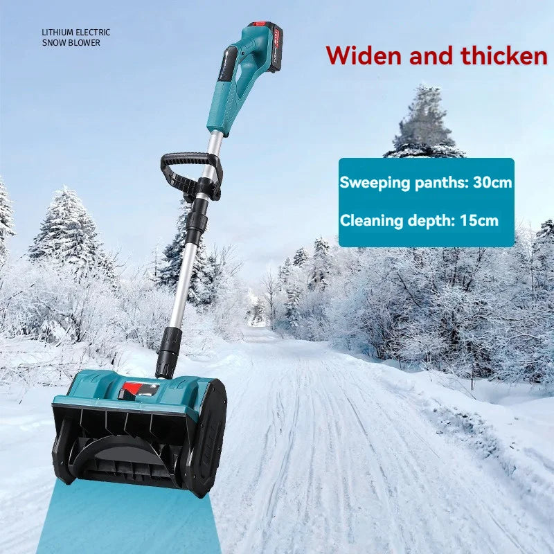 Winter Electric Snowplow Lithium Battery Snow Sweeper Cordless Snow Shovel Courtyard Street Road Surface