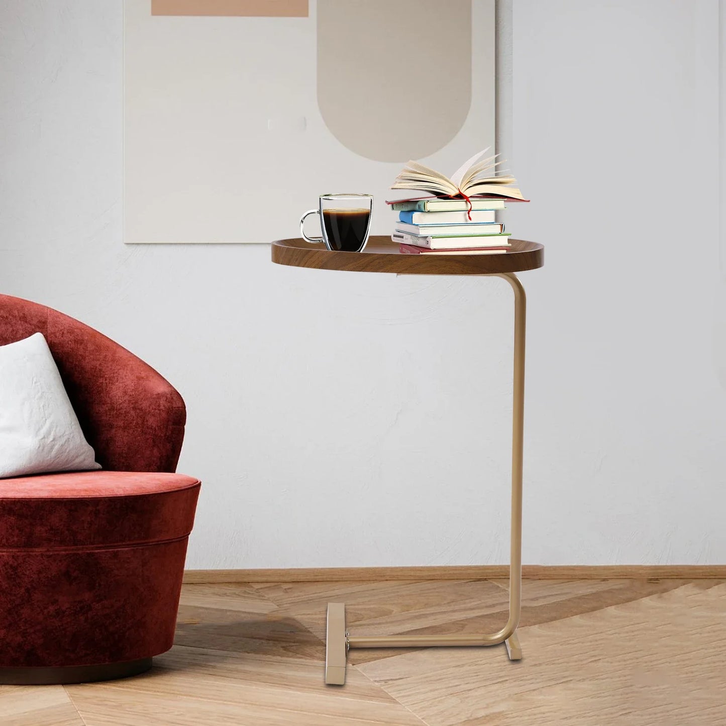 Sofa Side End Table Snack Couch Coffee Tray Bed Side PC Laptop Desk USA Sofa Table Home Decor