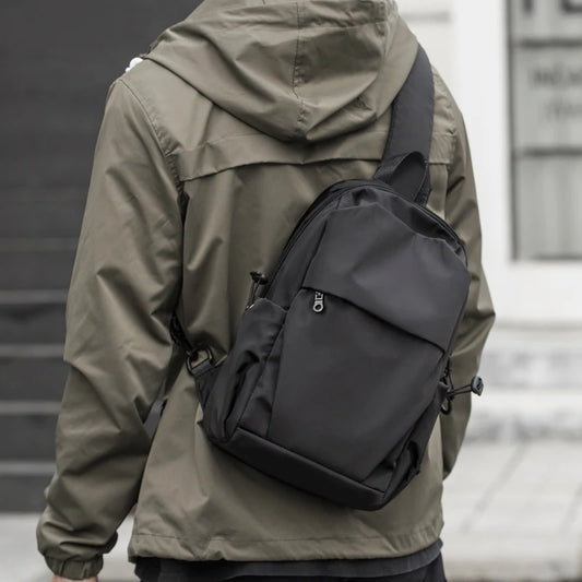 Crossbody Sling Backpack Chest Bag Daypack Travel Hiking Sling Bag for Women Men, Casual Sports Running Crossbody Shoulder Bag