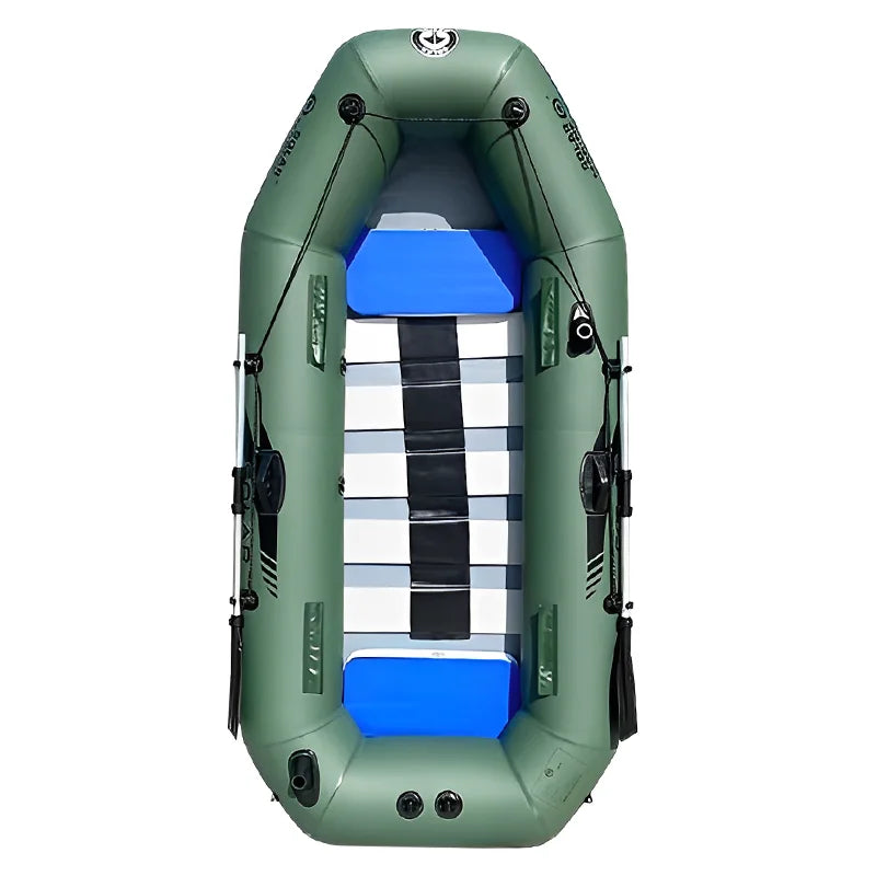 Solar Marine B230-1 Wooden Floor Inflatable PVC Fishing Kayak Boat for the Sea Kayaking 1-3Person Racing Boats with Accessories
