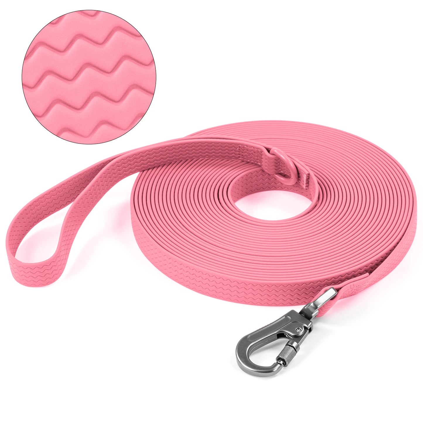 1.8M 3M 5M 10M  PVC Dog Leash large dog Medium Waterproof and easy to clean running dog training Leash long strong