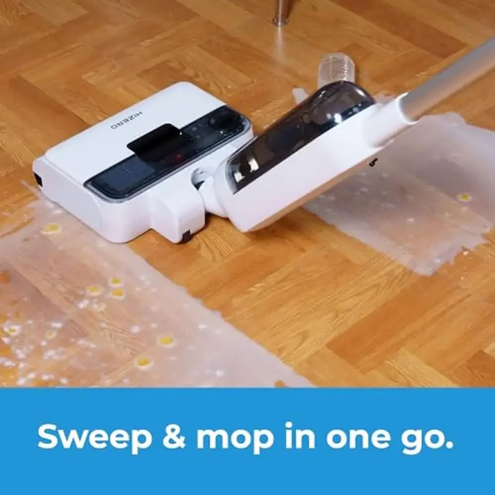 All-in-One Cordless Floor Cleaner Versatile Bionic Electric Mop 80 Min Runtime Quiet Operation No Suction  F100W
