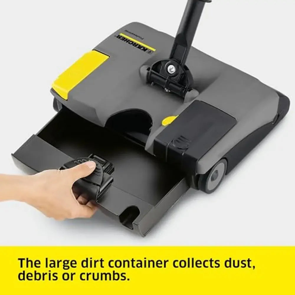 Commercial Electric Floor Sweeper EB 30/1 Cordless Compact 12" Brush Roller Adjustable Universal Joint Easy Dirt Container