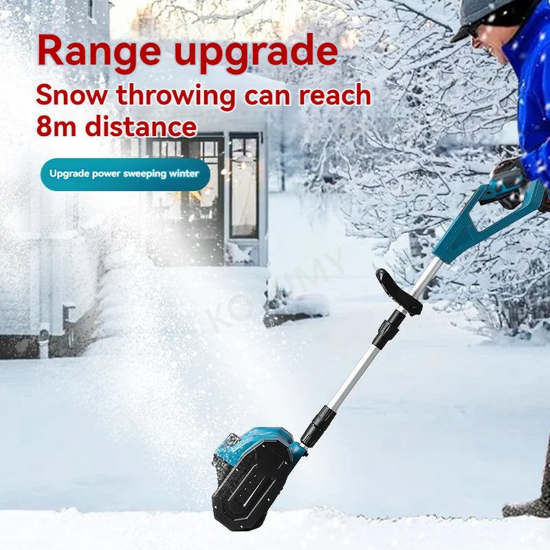 Winter Electric Snowplow Lithium Battery Snow Sweeper Cordless Snow Shovel Courtyard Street Road Surface