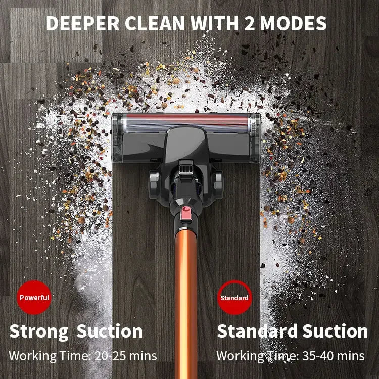Cordless 9Kpa Vacuum Cleaner Wet And Dry Floor Cleaning Electric Mop Wireless Handheld Household Floor Washer