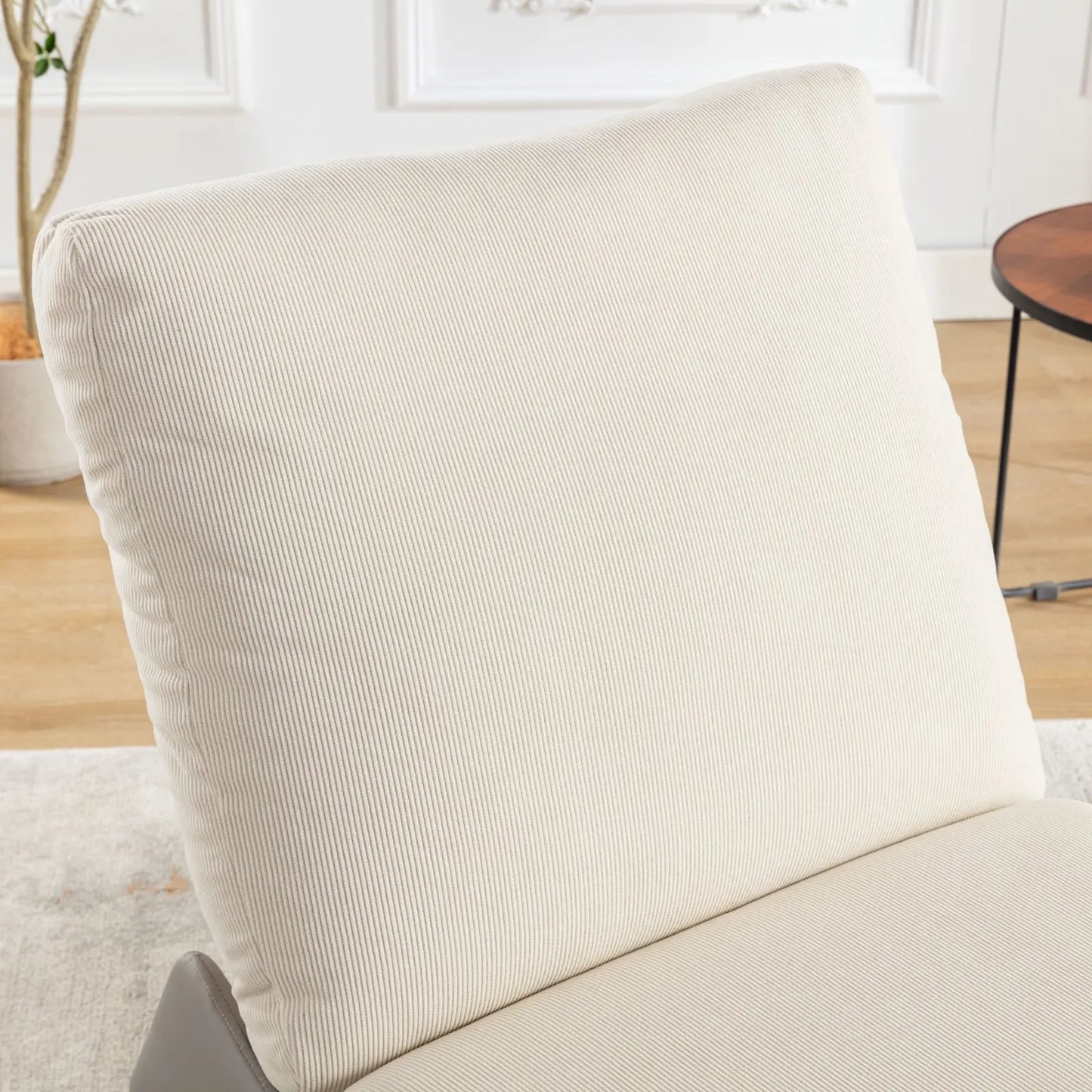 Modern Rocking Chair Recliner, Comfy Rocker Nursery Chair with Footrest, Accent Reading Chair, Upholstered Lounge Chair for Rela