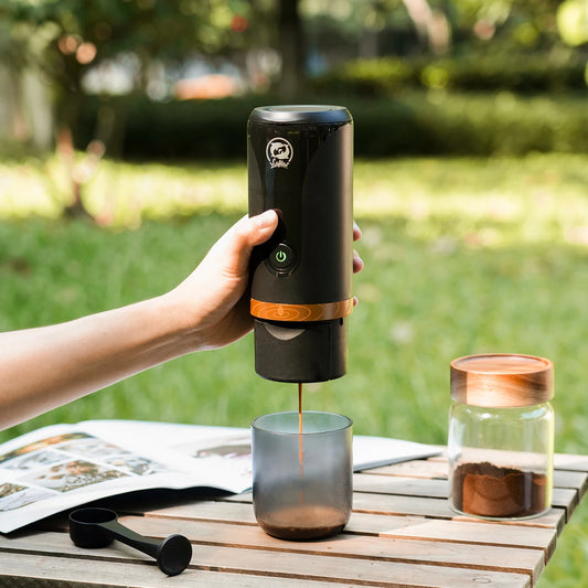 iCafilas Portable Coffee Machine Expresso Coffee Maker Fit Nexpresso Dolce Pod Capsule Coffee Powder for Car & Home USB DC12V