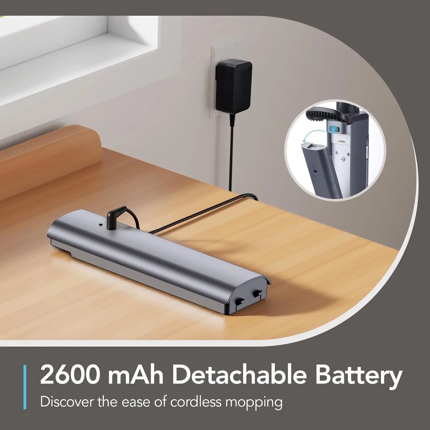 Mop, Dual-Motor Electric Spin Mop with Sprayer and LED Headlight, Cordless Electric Mop for Floor Cleaning, Powerful Floor Clean