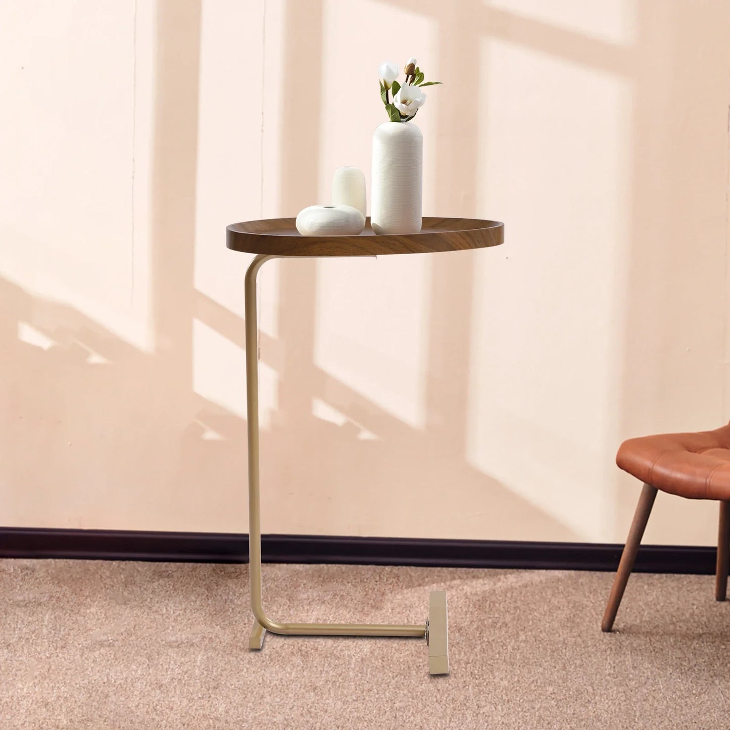 Sofa Side End Table Snack Couch Coffee Tray Bed Side PC Laptop Desk USA Sofa Table Home Decor